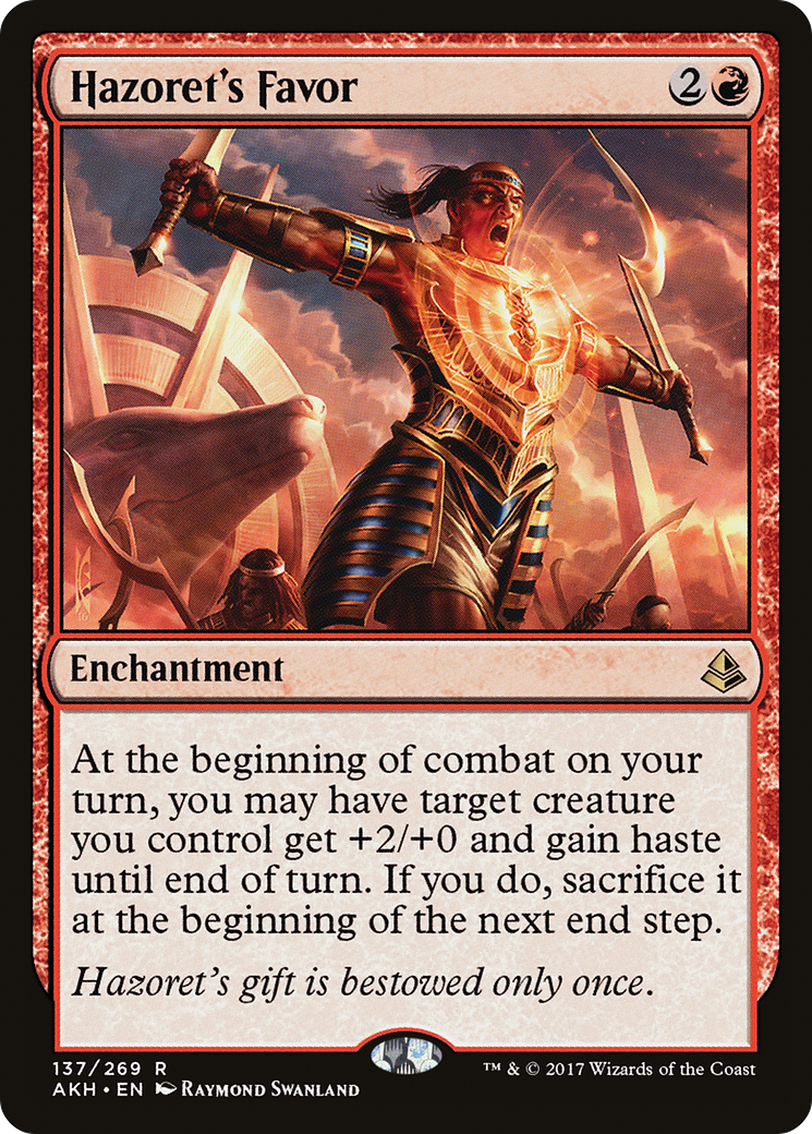 Hazoret's Favor (AKH-137) [Amonkhet] Foil