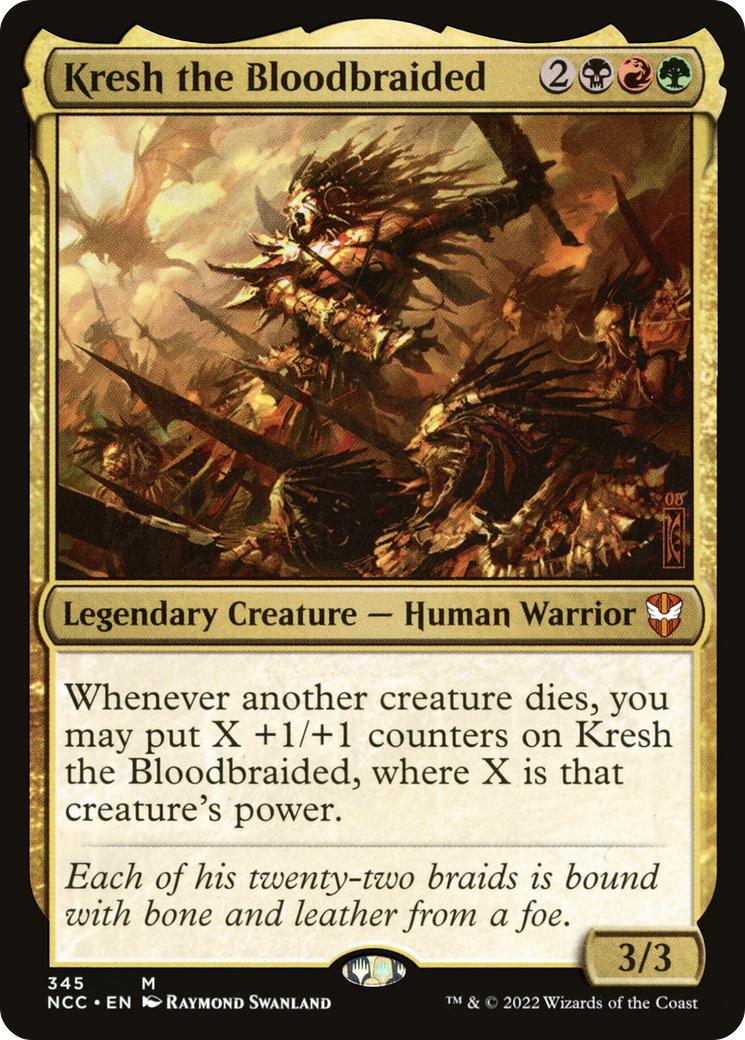 Kresh the Bloodbraided (NCC-345) [New Capenna Commander]