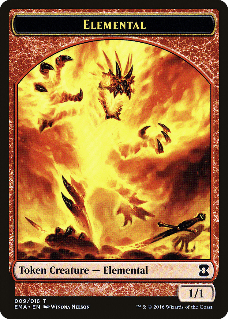 Elemental Token (Red) (EMA-009) [Eternal Masters Tokens]