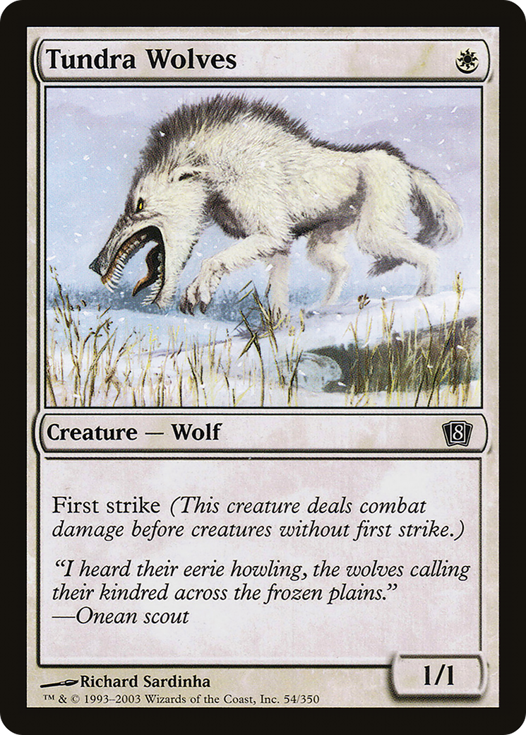 Tundra Wolves (8ED-054) [8th Edition] Foil