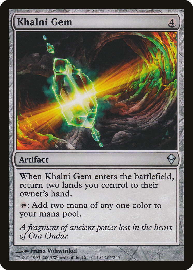 Khalni Gem (ZEN-205) [Zendikar] Foil