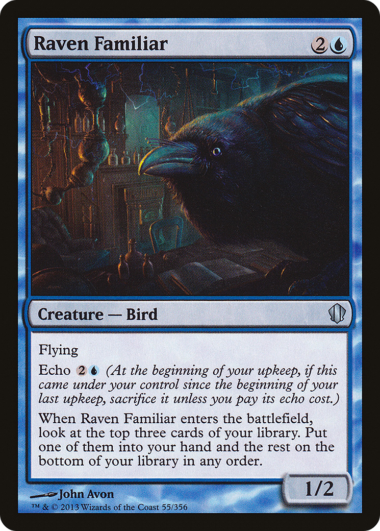 Raven Familiar (C13-055) [Commander 2013]