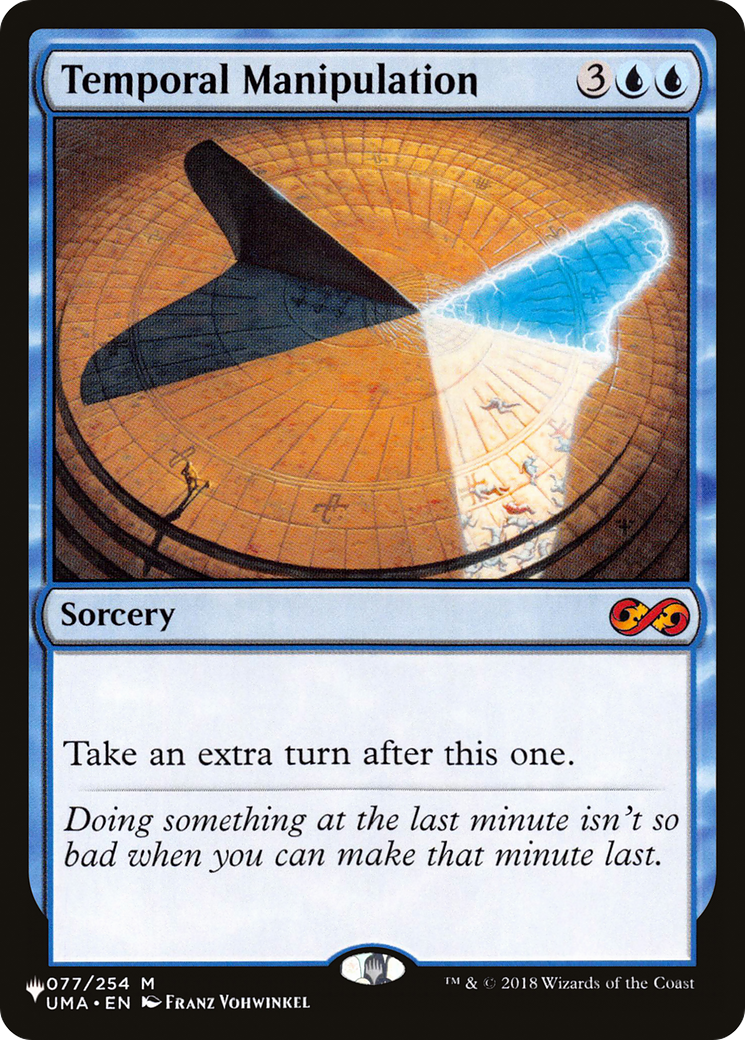 Temporal Manipulation (LIST-UMA-77) [The List]
