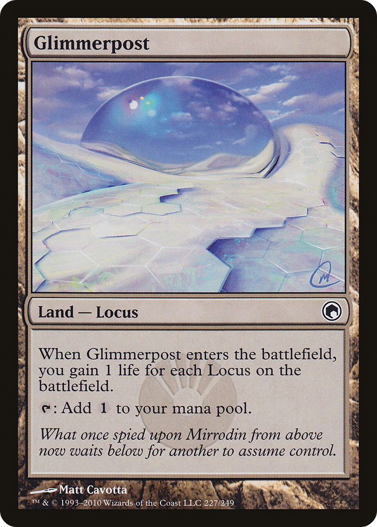 Glimmerpost (SOM-227) [Scars of Mirrodin] Foil