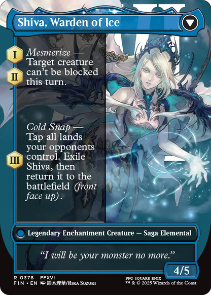 Jill, Shiva's Dominant (Borderless) (FIN-378) [FINAL FANTASY] Foil