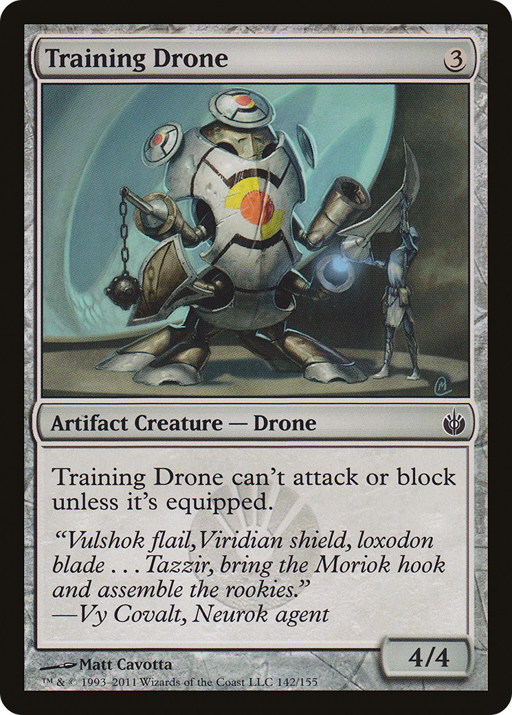 Training Drone (MBS-142) [Mirrodin Besieged] Foil