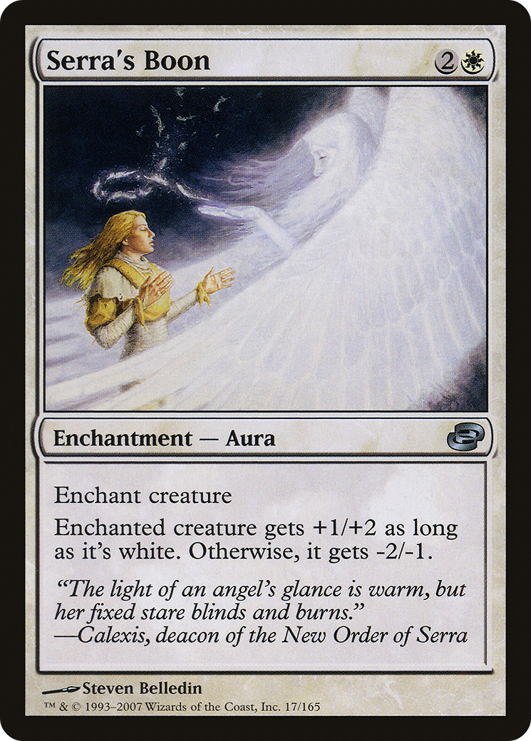 Serra's Boon (PLC-017) [Planar Chaos] Foil
