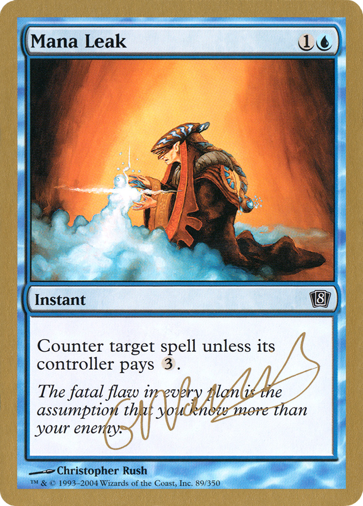 Mana Leak - 2004 Gabriel Nassif (8ED) [World Championship Decks 2004]
