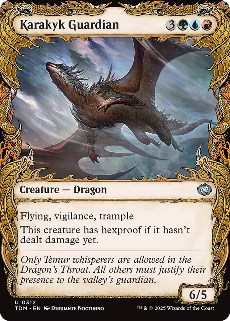 Karakyk Guardian (Showcase) (TDM-312) [Tarkir: Dragonstorm] Foil