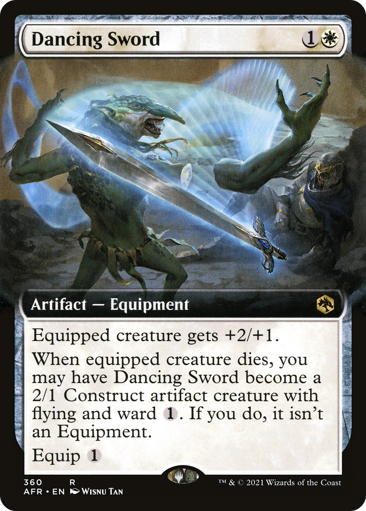 Dancing Sword (Extended Art) (AFR-360) [Adventures in the Forgotten Realms] Foil