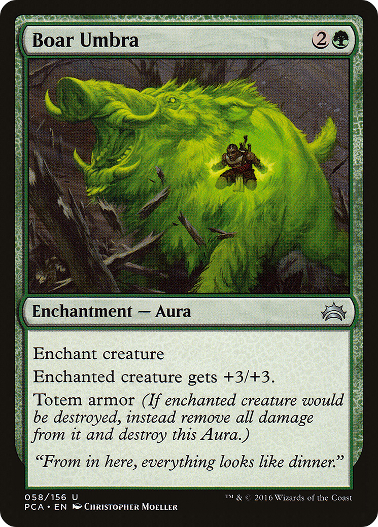 Boar Umbra (PCA-058) [Planechase Anthology]
