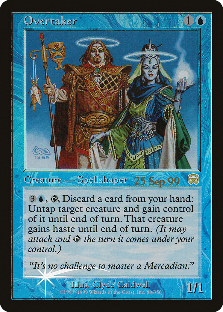 Overtaker (PRE-089) [Mercadian Masques Promos] Foil
