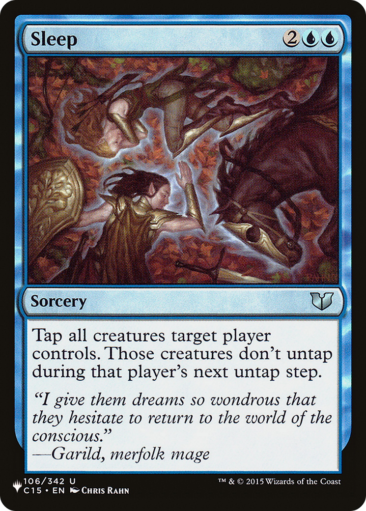 Sleep (C15) (LIST-C15-106) [The List]
