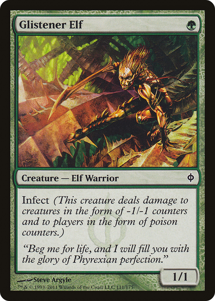 Glistener Elf (NPH-111) [New Phyrexia]