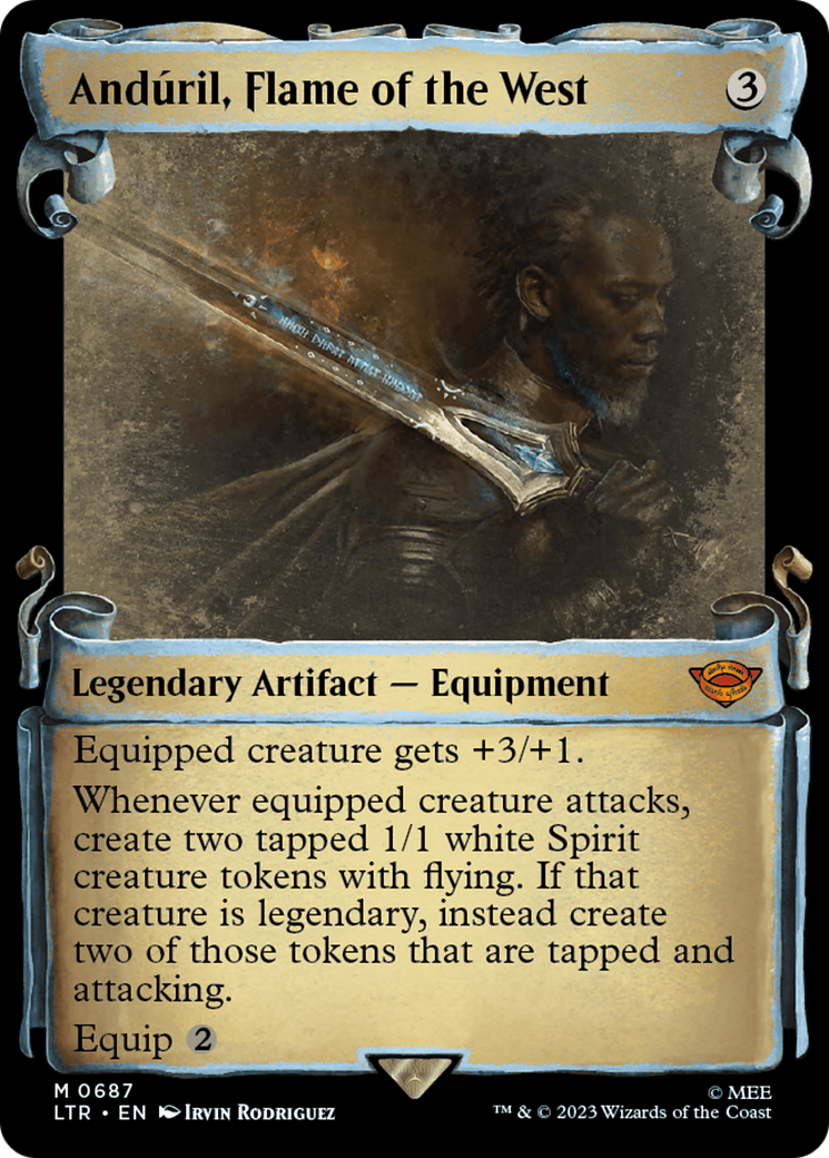 Anduril, Flame of the West (Showcase Scrolls) (LTR-687) [The Lord of the Rings: Tales of Middle-earth]