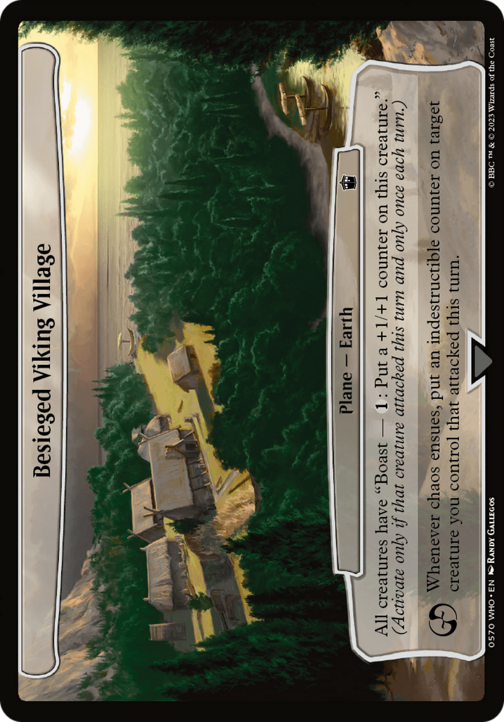 Besieged Viking Village (WHO-570) [Doctor Who]