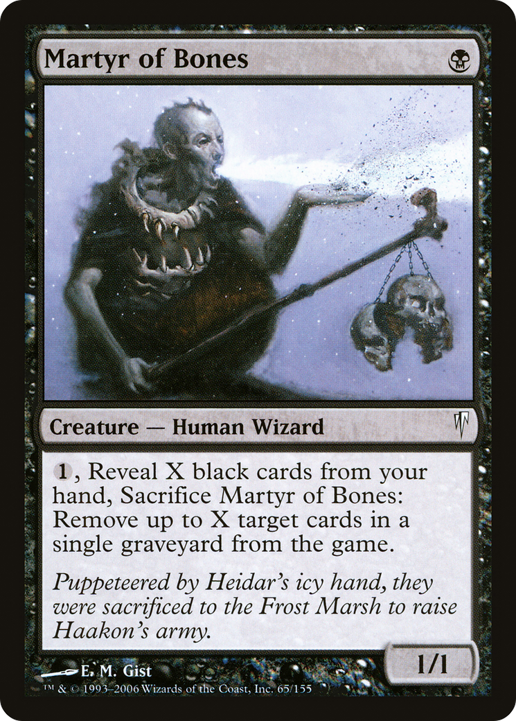 Martyr of Bones (CSP-065) [Coldsnap] Foil