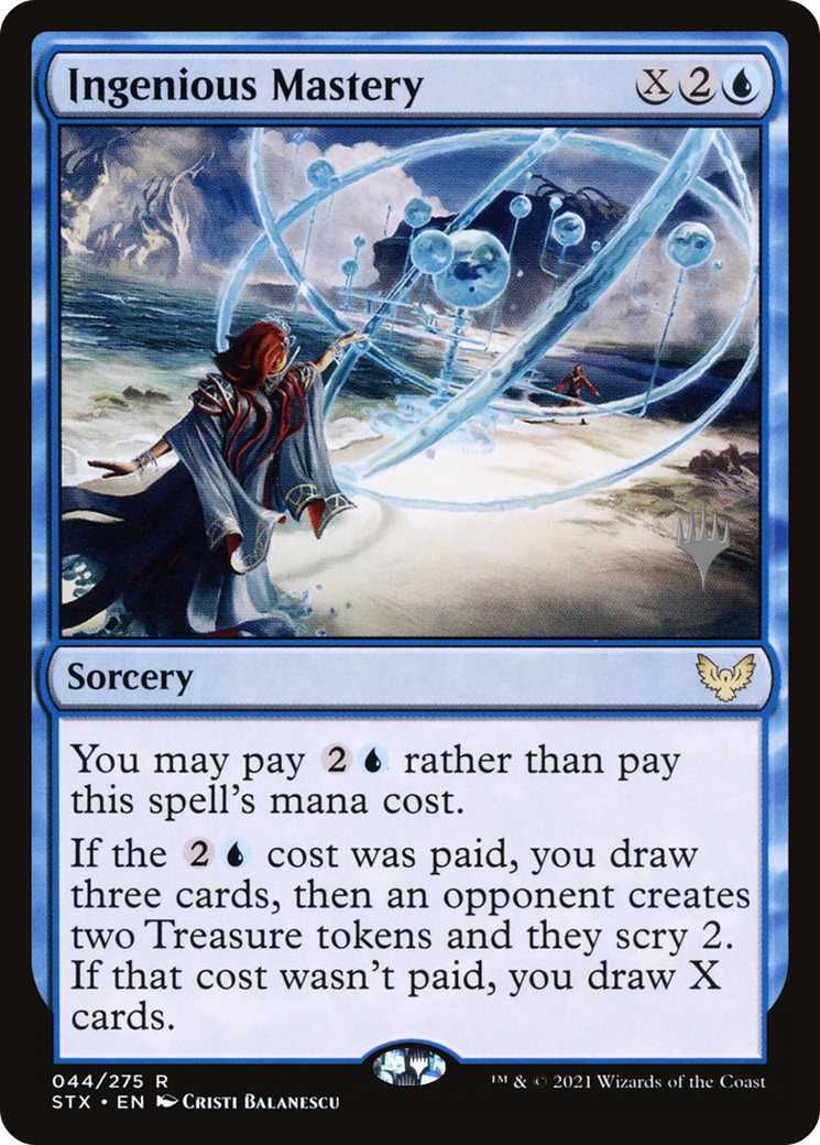 Ingenious Mastery (PPSTX-044) [Promo Pack: Strixhaven: School of Mages Promos] Foil