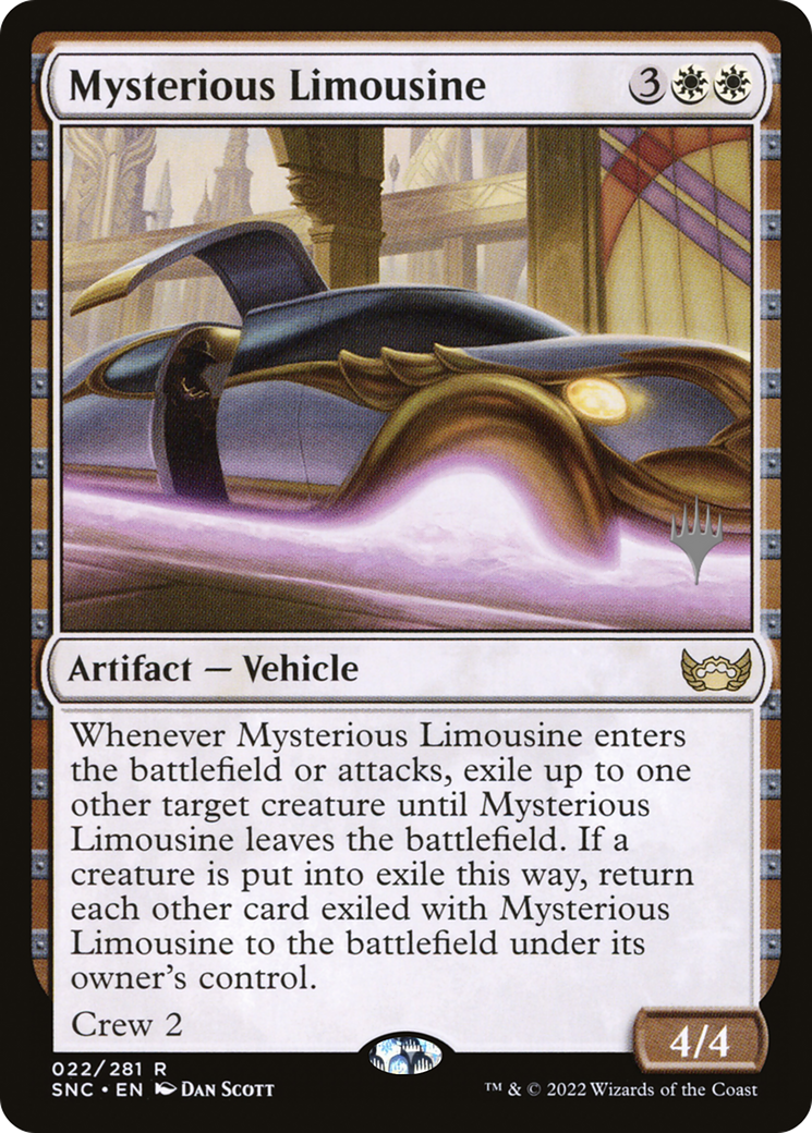 Mysterious Limousine (PPSNC-022) [Promo Pack: Streets of New Capenna Promos] Foil