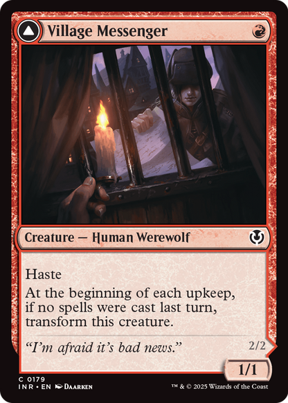 Village Messenger (INR-179) [Innistrad Remastered] Foil