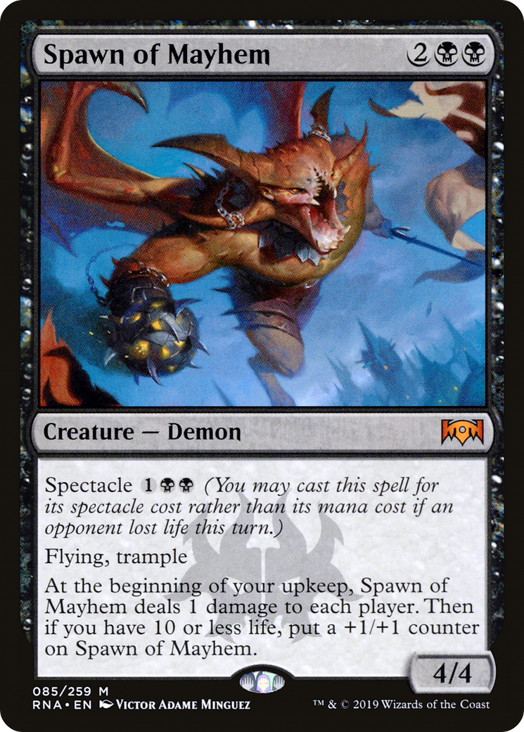 Spawn of Mayhem (RNA-085) [Ravnica Allegiance] Foil
