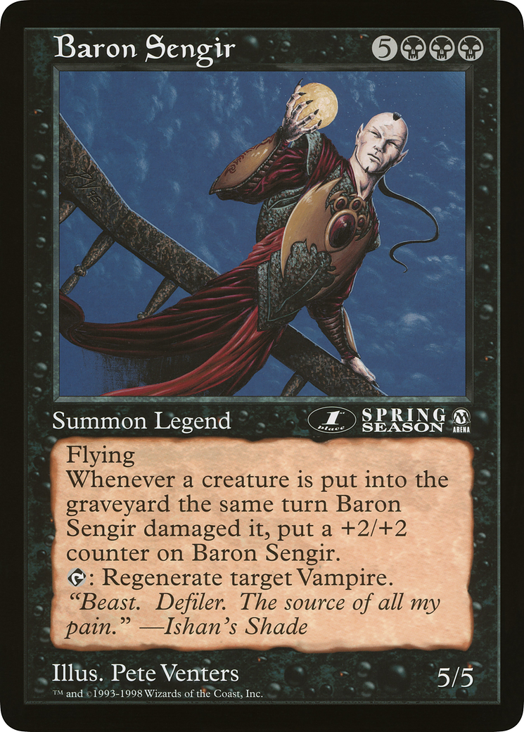 Baron Sengir (OLEP-037) [Oversized League Prizes]