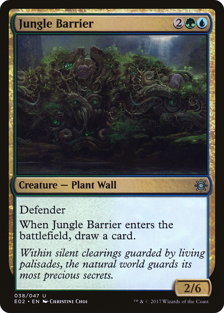 Jungle Barrier (E02-038) [Explorers of Ixalan]