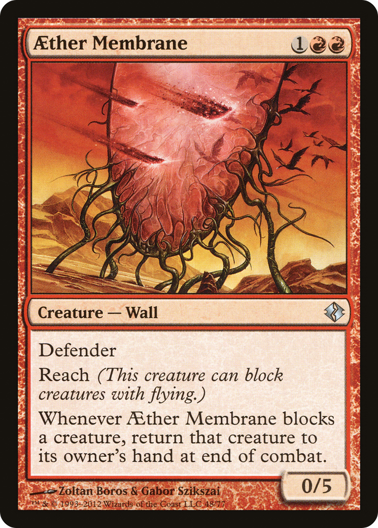 Aether Membrane (DDI-048) [Duel Decks: Venser vs. Koth]