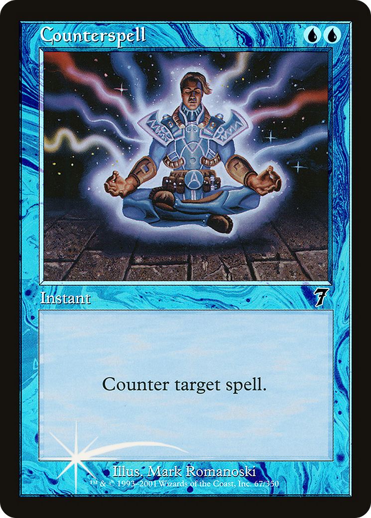 Counterspell (7ED-67★) [7th Edition] Foil