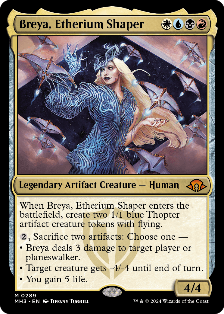 Breya, Etherium Shaper (MH3-289) [Modern Horizons 3] Foil