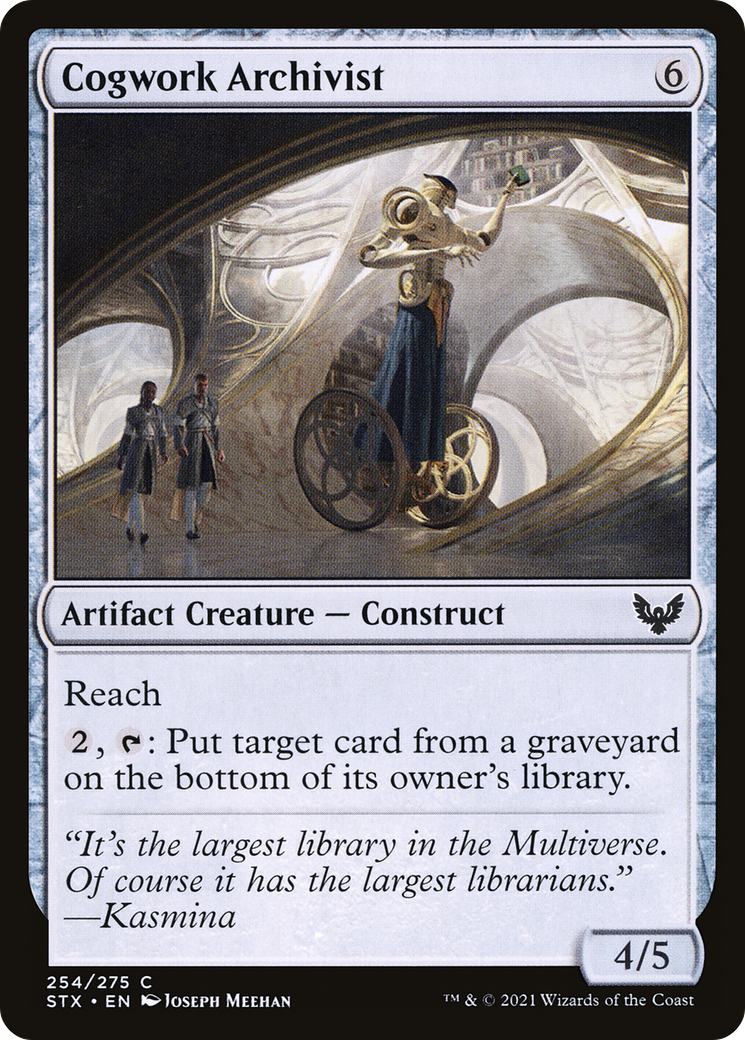 Cogwork Archivist (STX-254) [Strixhaven: School of Mages] Foil