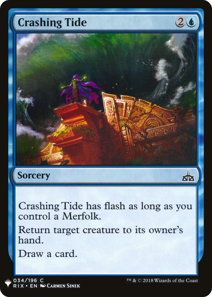 Crashing Tide (LIST-RIX-34) [The List]