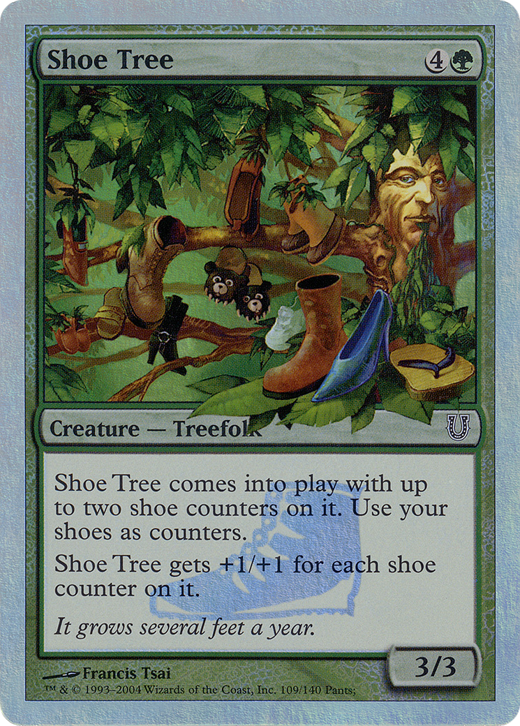 Shoe Tree (Alternate Foil) (UNH-109) [Unhinged] Foil