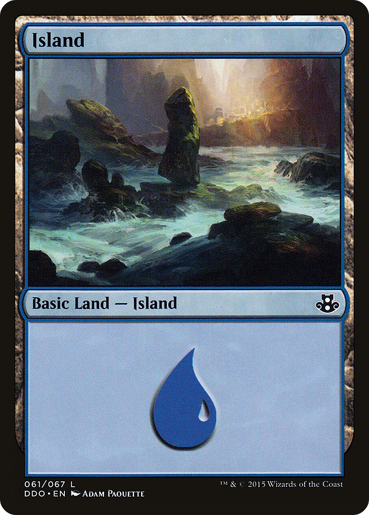 Island (DDO-061) [Duel Decks: Elspeth vs. Kiora]