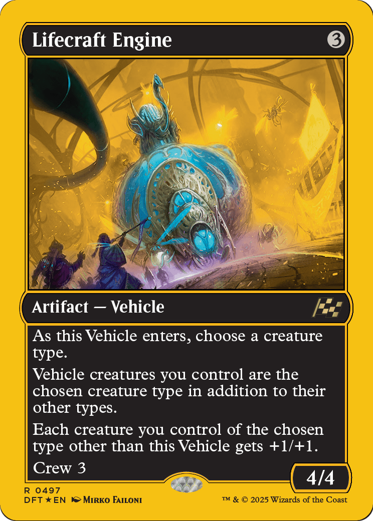 Lifecraft Engine (First-Place Foil) (DFT-497) [Aetherdrift] Foil