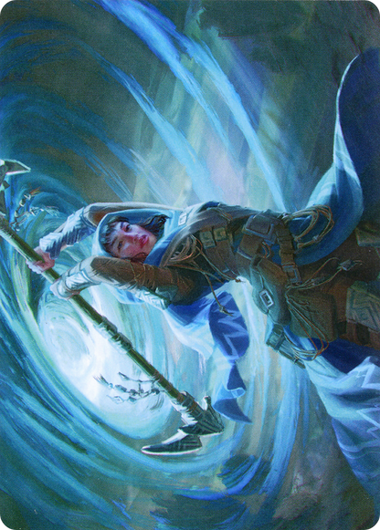 Sea Gate Stormcaller // Sea Gate Stormcaller (AZNR-050) (Borderless) [Zendikar Rising Art Series] Foil