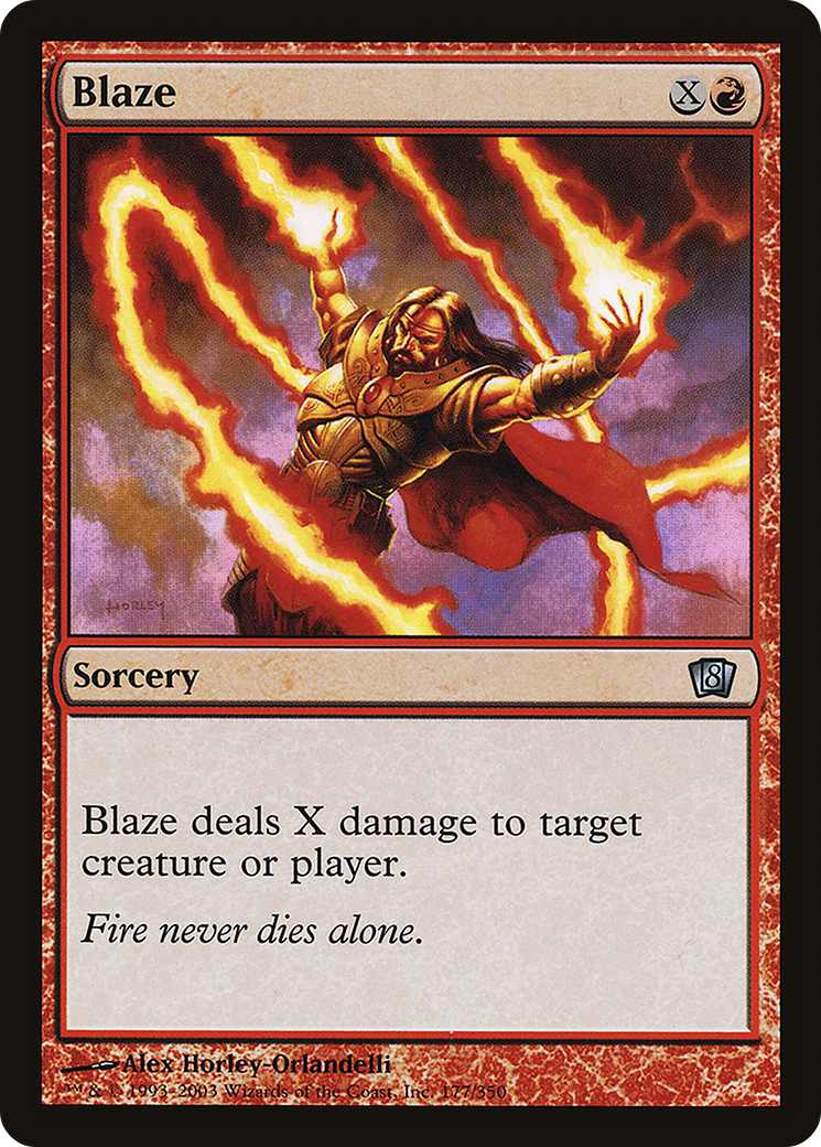 Blaze (8ED-177) [8th Edition]