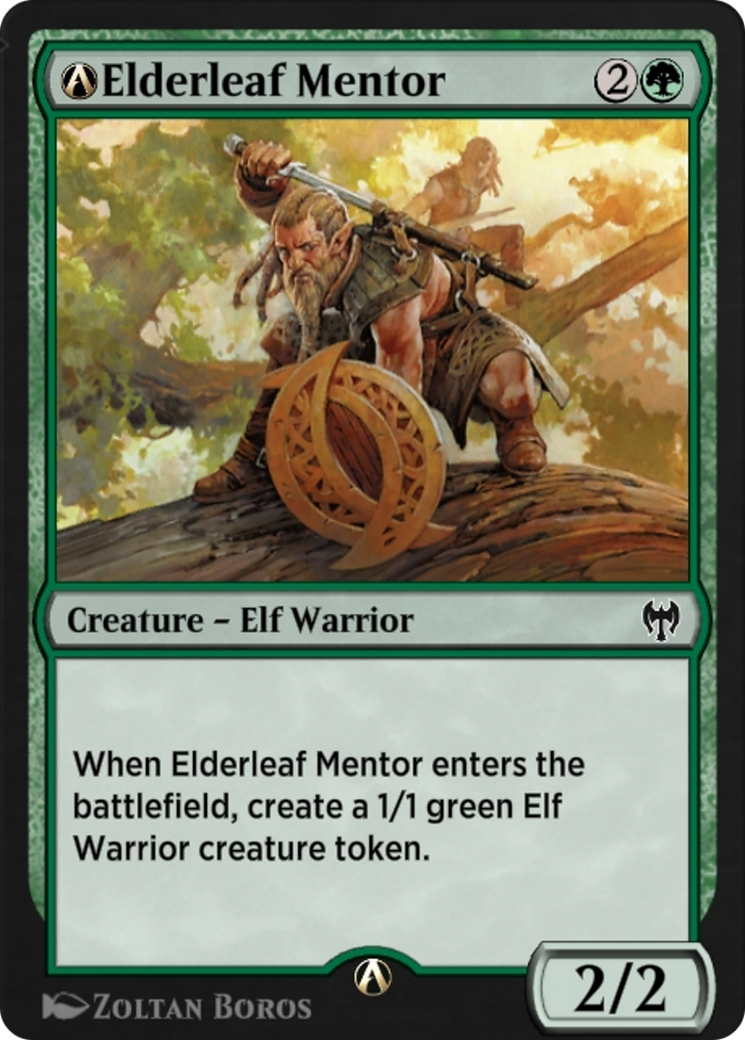 A-Elderleaf Mentor (KHM-A-165) [Kaldheim]