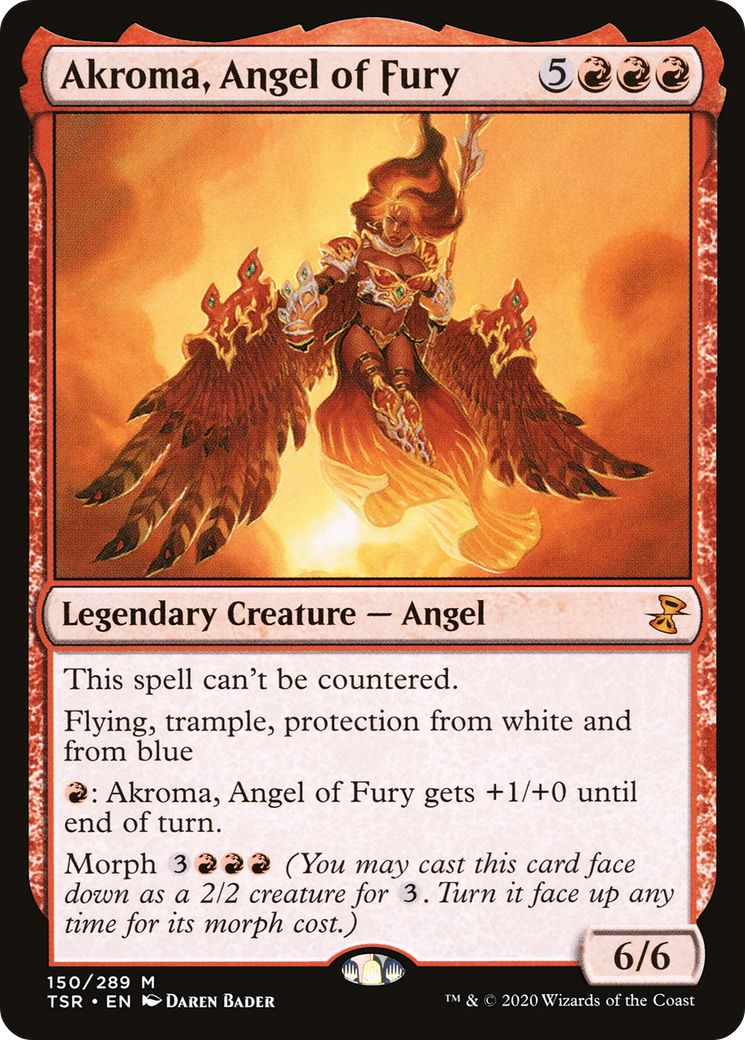 Akroma, Angel of Fury (TSR-150) [Time Spiral Remastered] Foil