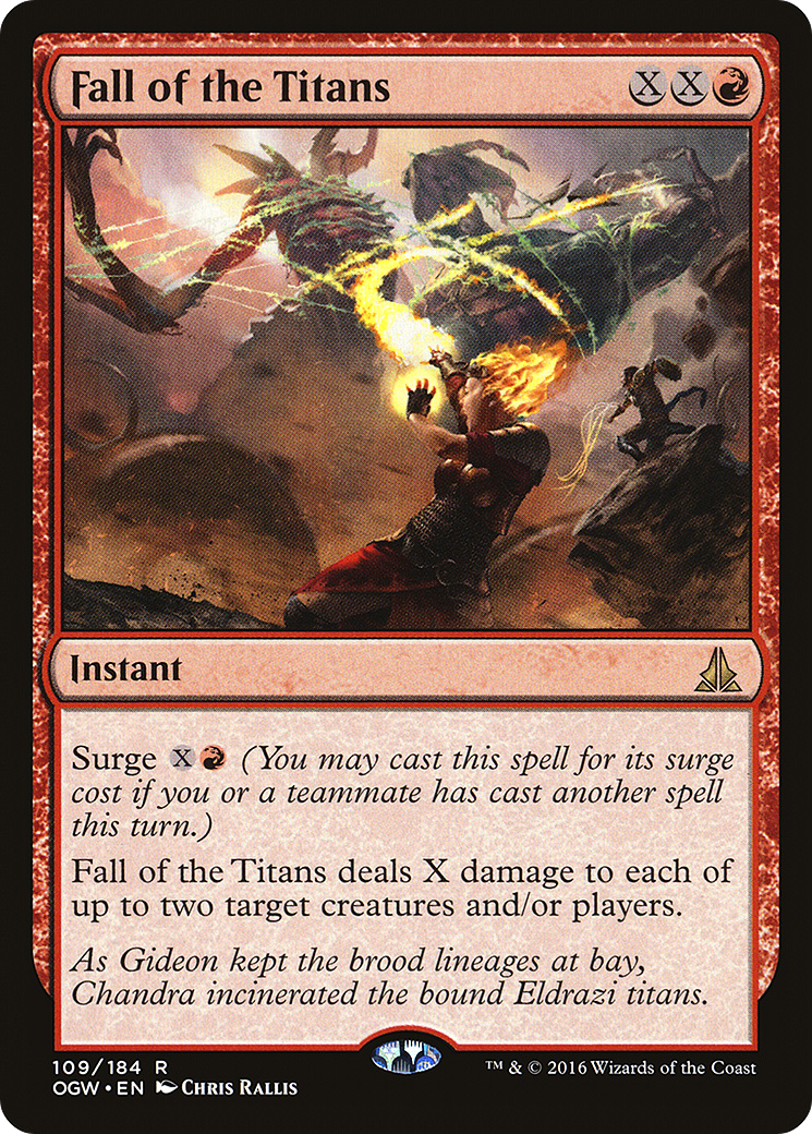 Fall of the Titans (OGW-109) [Oath of the Gatewatch] Foil