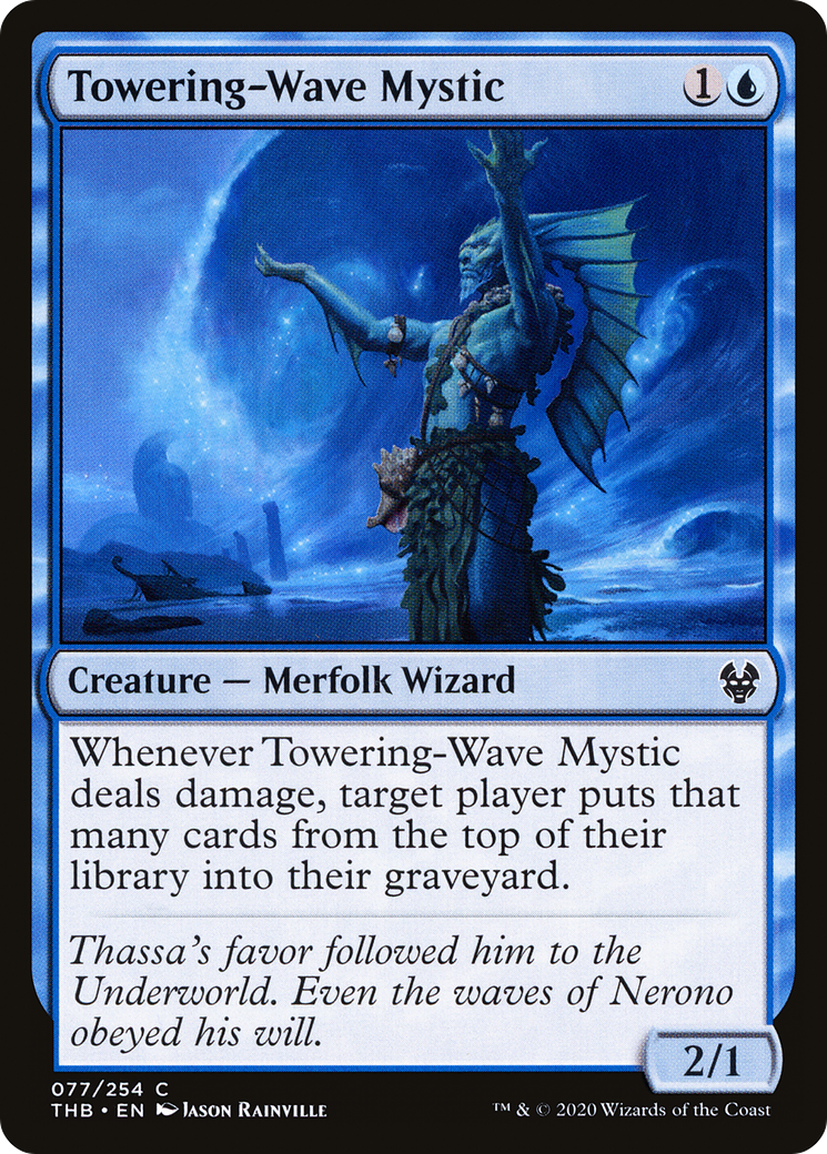 Towering-Wave Mystic (THB-077) [Theros Beyond Death] Foil