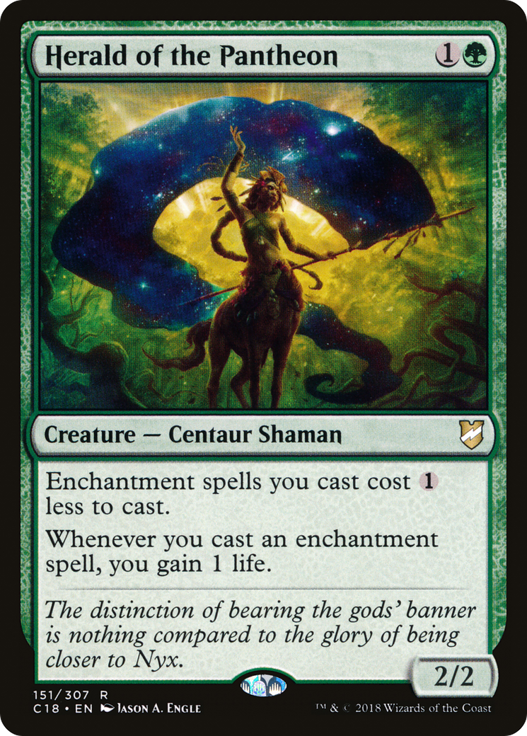 Herald of the Pantheon (C18-151) [Commander 2018]