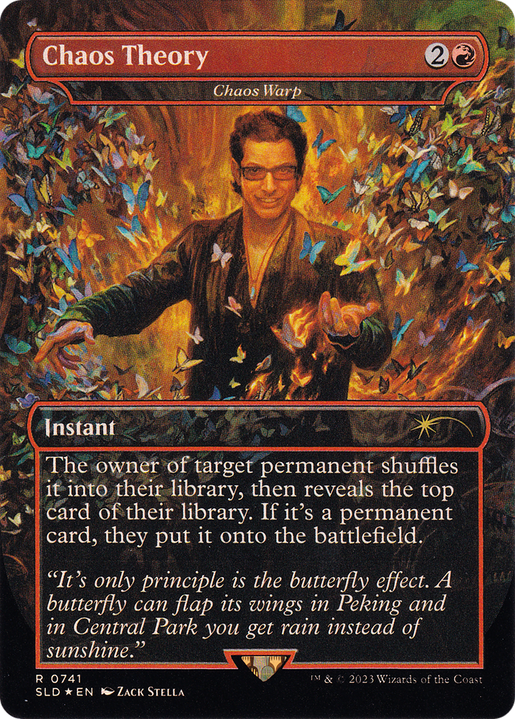 Chaos Theory - Chaos Warp (Rainbow Foil) (SLD-741) (Borderless) [Secret Lair Drop] Foil