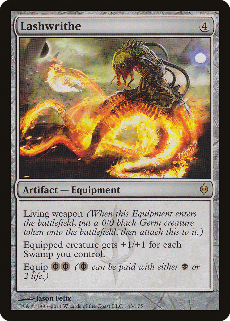 Lashwrithe (NPH-143) [New Phyrexia] Foil