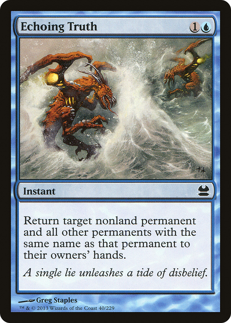 Echoing Truth (MMA-040) [Modern Masters] Foil