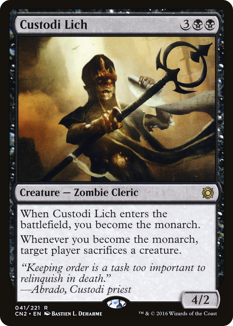Custodi Lich (CN2-041) [Conspiracy: Take the Crown]