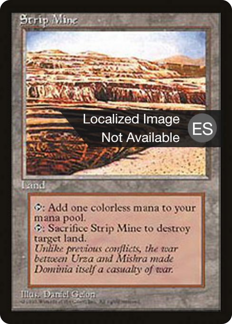Strip Mine (4BB-189) [Fourth Edition Foreign Black Border]