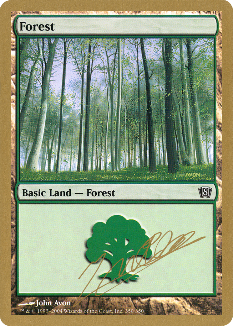 Forest (350) - 2004 Julien Nuijten (8ED) [World Championship Decks 2004]
