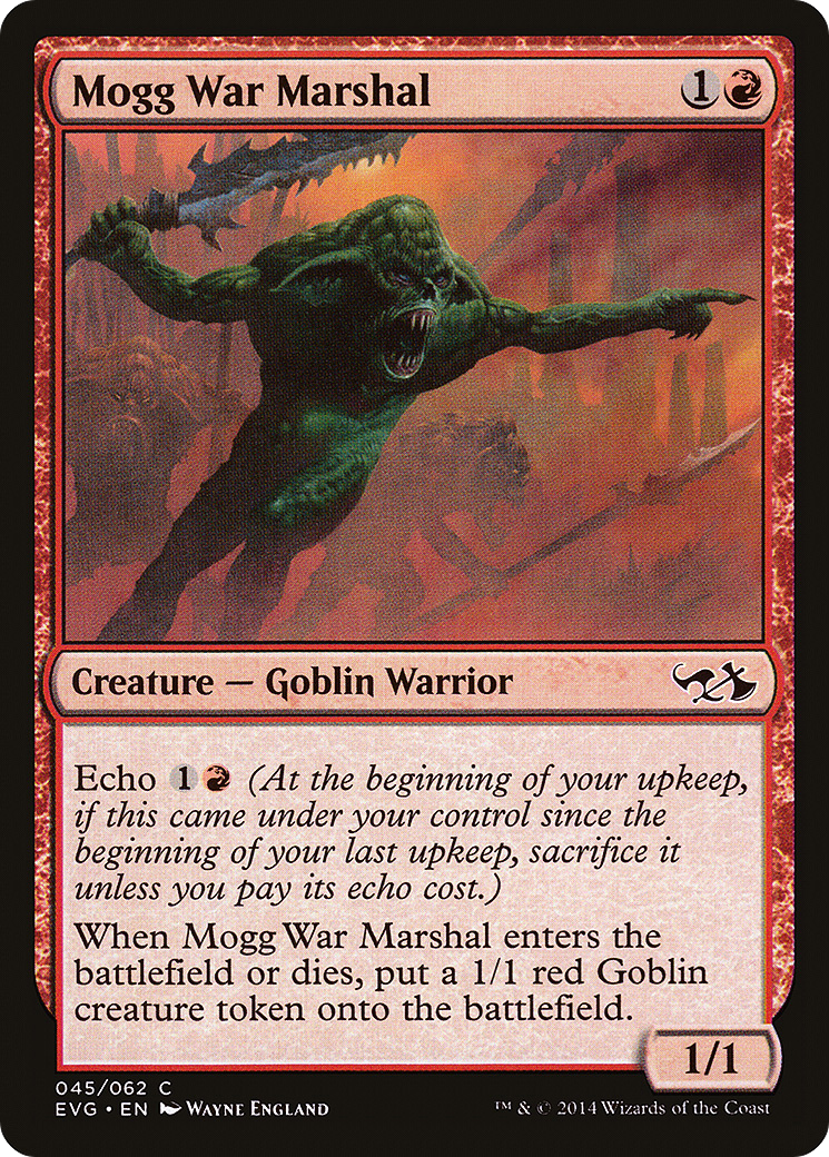 Mogg War Marshal [Duel Decks Anthology: Elves vs. Goblins]