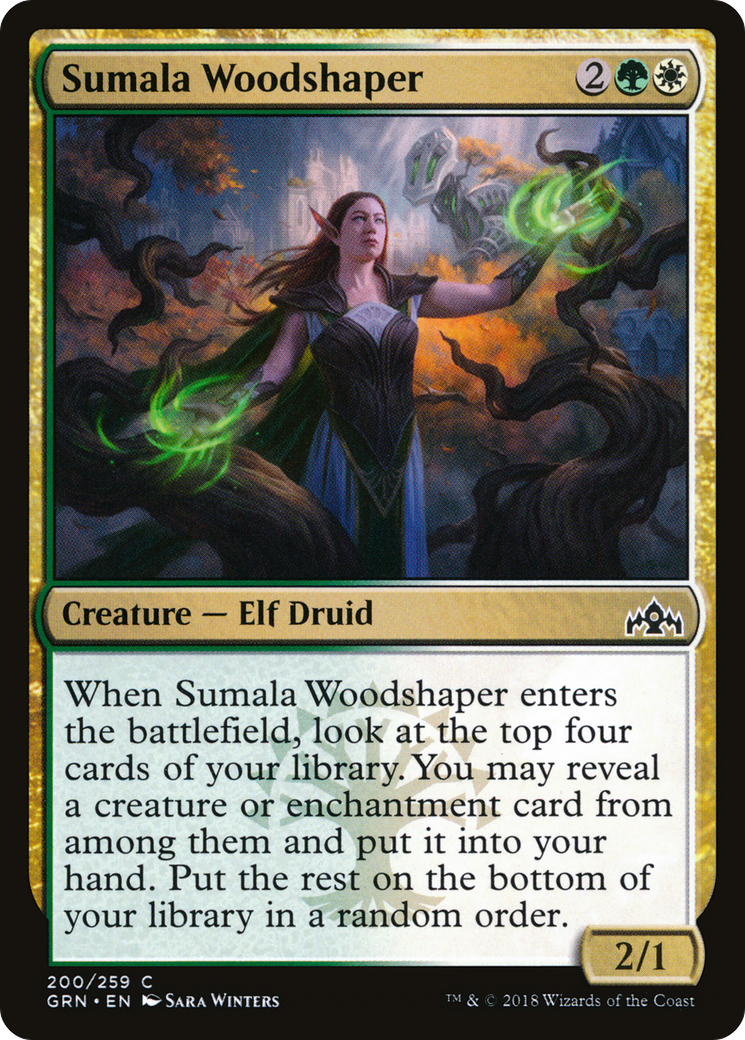 Sumala Woodshaper (GRN-200) [Guilds of Ravnica] Foil